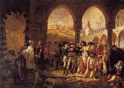 antoine jean gros Bonaparte Visiting the Plague Victims of Jaffa oil on canvas